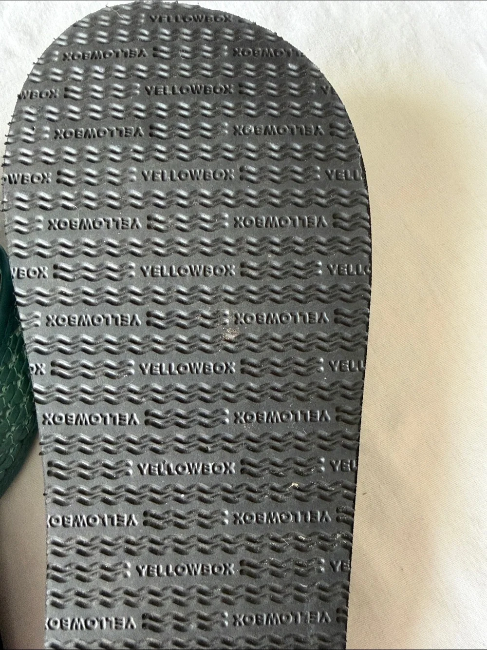 Yellow Box Teal Woven Thong Sandals with Tan Accent - Picture 9 of 13